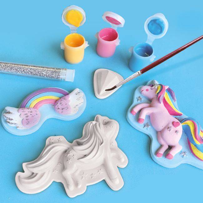 Set creativ mulaj si pictura - Unicorni