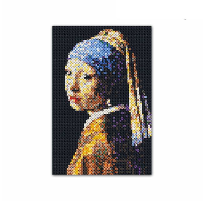 Set margele de calcat Beedz Art - Fata cu un cercel de perla