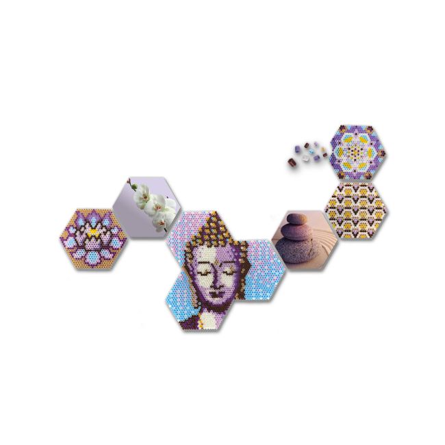 Set margele de calcat Beedz Art - Zen cu placi hexagonale