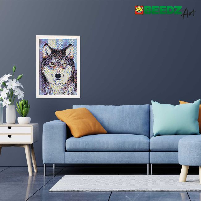 Set margele de calcat Beedz art - Lup