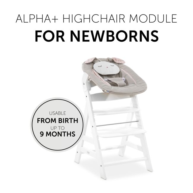 Sezlong Alpha Bouncer 2in1, Powder Bunny  Beige Bloom EKDhk61826