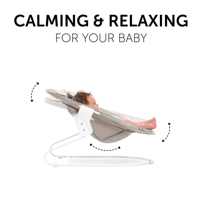Sezlong Alpha Bouncer 2in1, Powder Bunny  Beige Bloom EKDhk61826