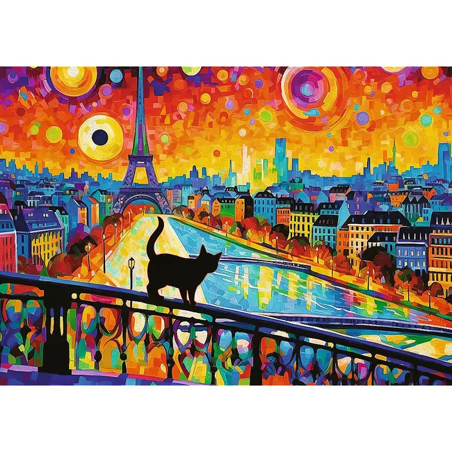 PUZZLE TREFL 1000 PISICA DIN PARIS VIV10795