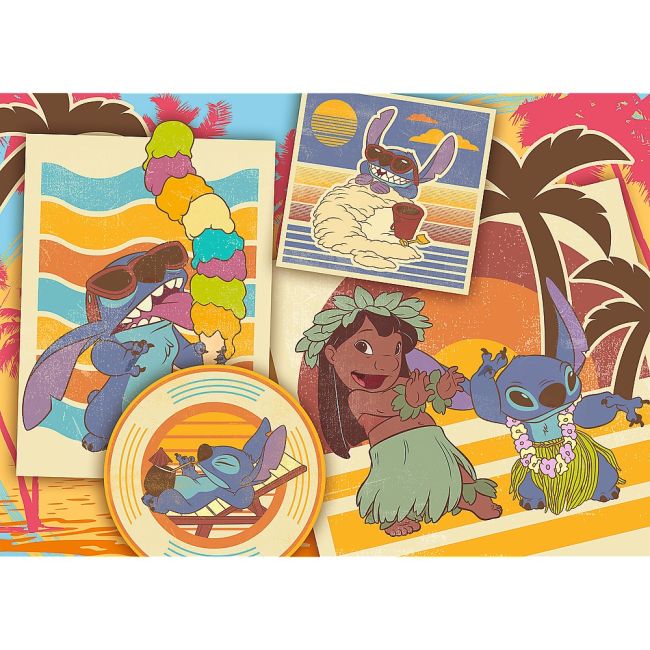 PUZZLE TREFL 200 STITCH LA PLAJA CU LILO SI STITCH VIV13304