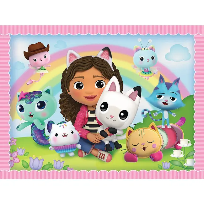 PUZZLE TREFL 2IN1 MEMO GABBYS DOLLHOUSE GABI SI PRIETENII EI VIV93382