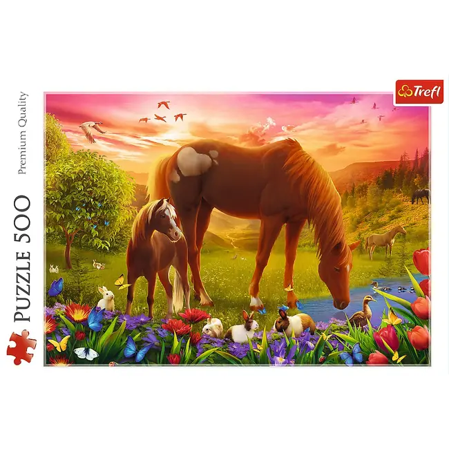 PUZZLE TREFL 500 CALUTII LA APUS VIV37451