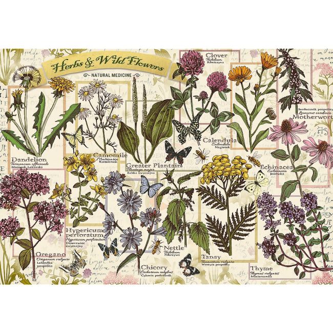 PUZZLE TREFL 500 PLANTE SI FLORI SALBATICE VIV37478