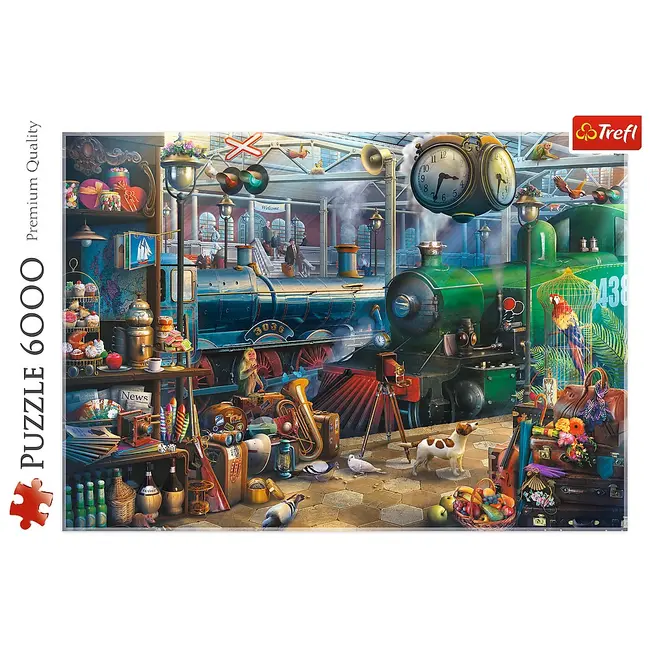 PUZZLE TREFL 6000 STATIA DE TREN VIV65004