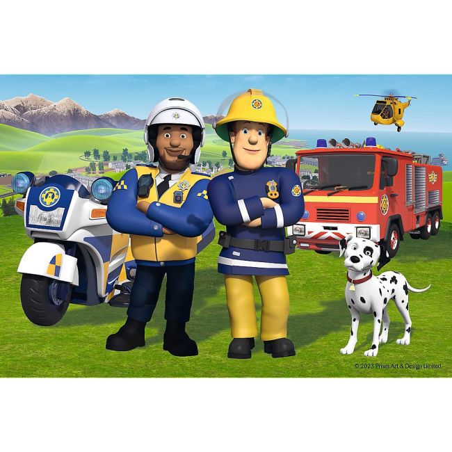 PUZZLE TREFL PRIMO 24 SUPER MAXI POMPIERUL SAM ECHIPA POMPIERILOR VIV41015