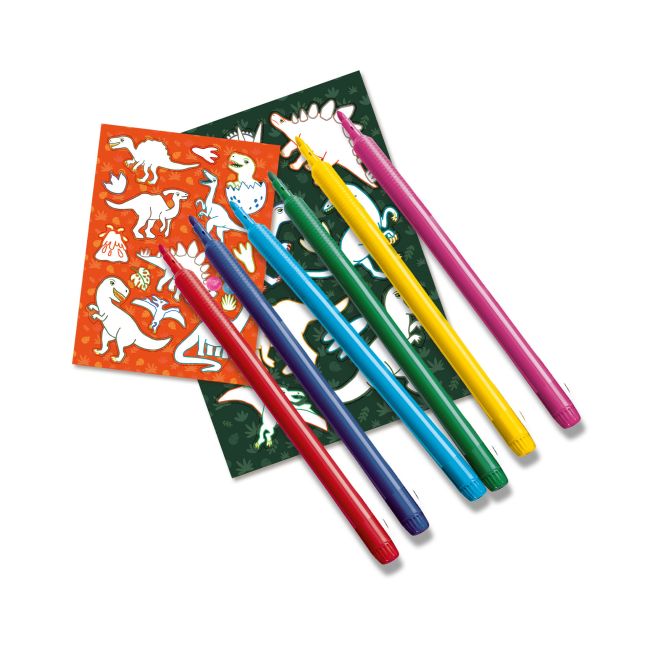 Set creativ - Autocolante dinozauri