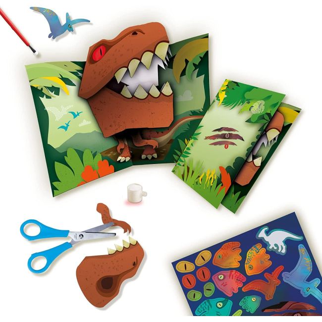 Set creativ - Carduri pop-up dinozauri