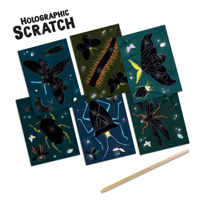 Set creativ - Razuieste insecte holografice