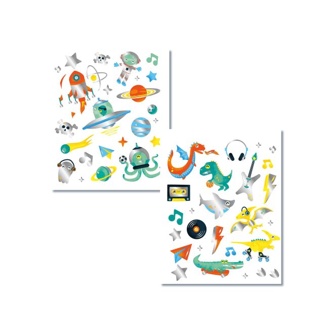 Set creativ - Tatuaje lavabile pentru copii