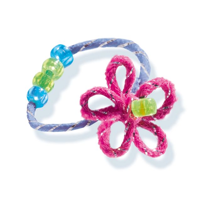 Set creativ pentru copii - Bratari cu margele, sclipici si accesorii decorative