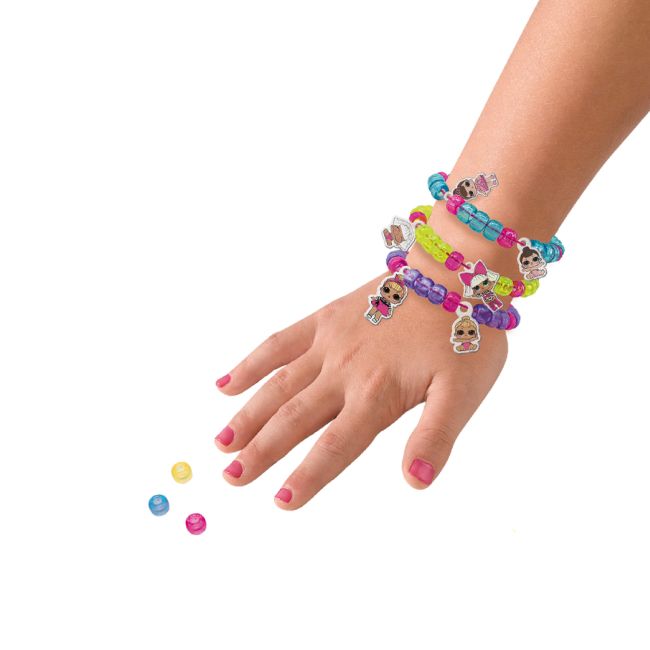 Set creativ pentru copii - Bratari cu pandantive L.O.L.