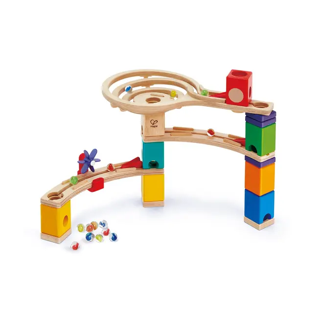 Jucarie copii Quadrilla - circuit cu bile - Cursa (58 piese)