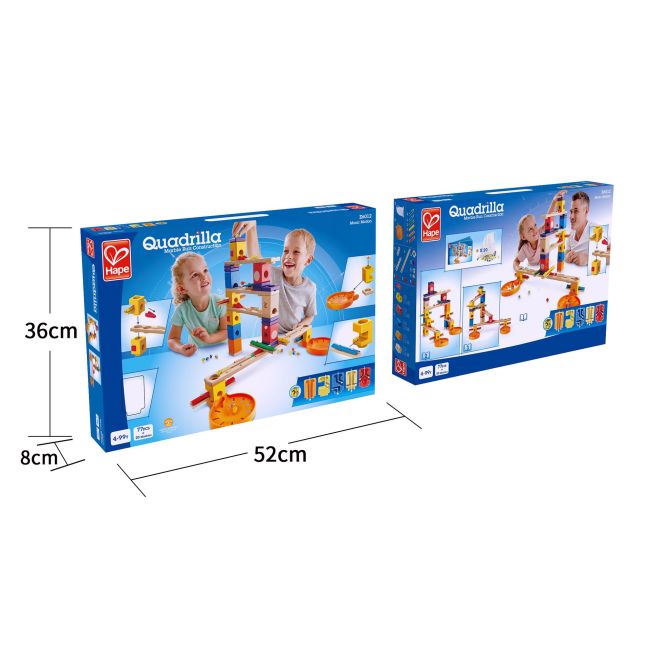 Jucarie copii Quadrilla - circuit cu bile - Muzica in miscare (97 piese)
