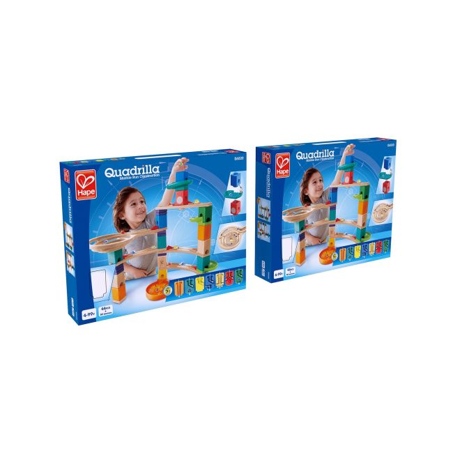 Jucarie copii Quadrilla - circuit cu bile - Suspans (94 piese)