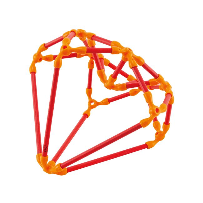 Jucarie din bambus Flexistix - Kit creativ (66 piese)