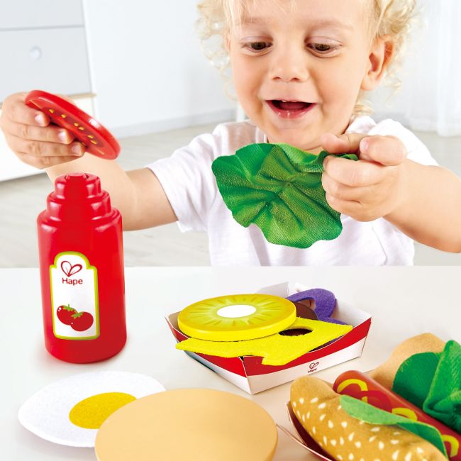 Jucarie din lemn - Fast-food