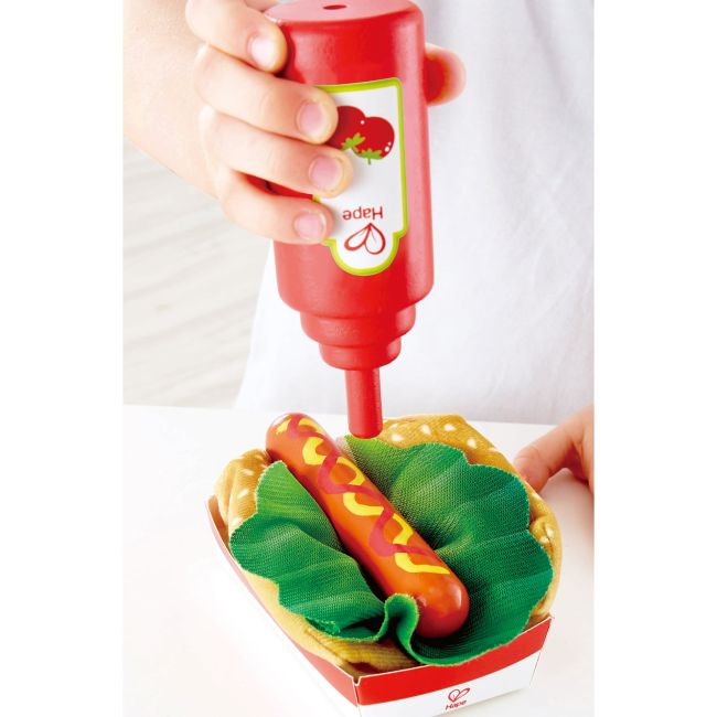 Jucarie din lemn - Fast-food