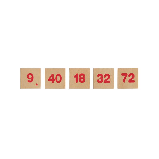 Jucarie din lemn - Invatam matematica, inmultire si impartire