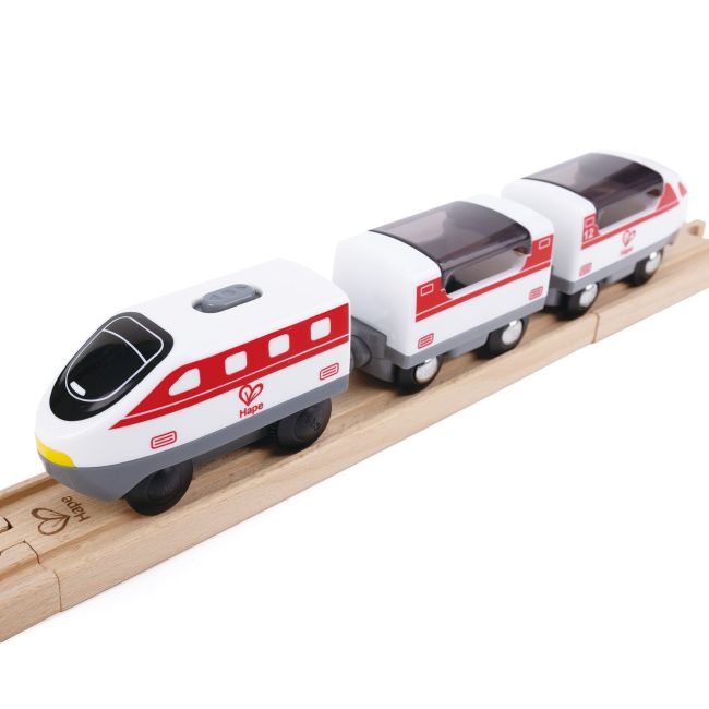 Jucarie din lemn - Set tren metropola
