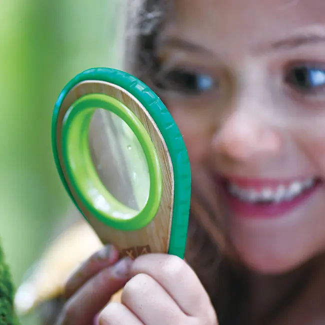 Lupa si fluier din bambus, set de jucarie pentru copii HAPE