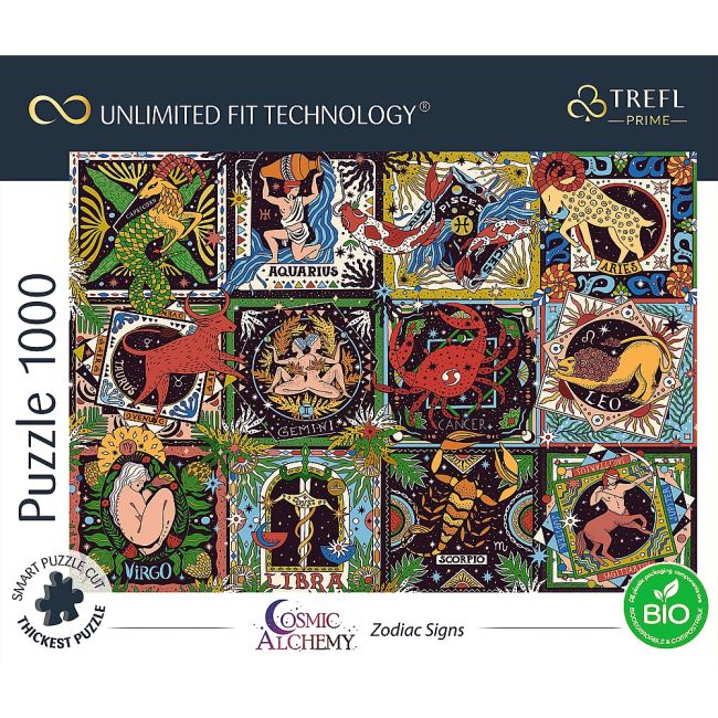 PUZZLE TREFL UFT 1000 SEMNE ZODIACALE VIV10752