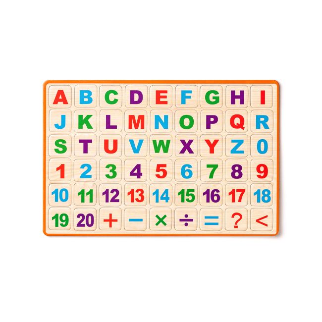 Tabla magnetica de pus pe masa cu litere