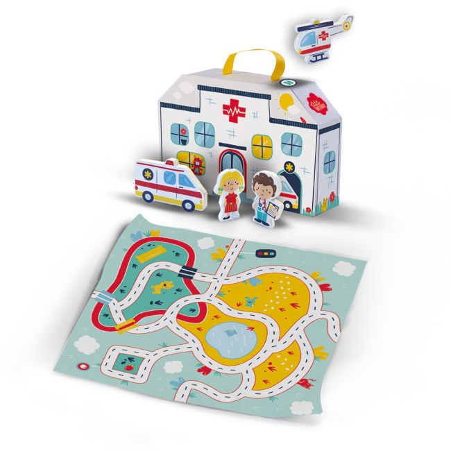 Jucarie - Set spital cu valiza si saltea