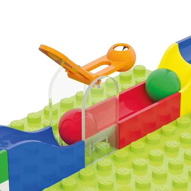 Jucarie copii Marble Run Hubelino - extensie ciocan gravitational (6 piese)