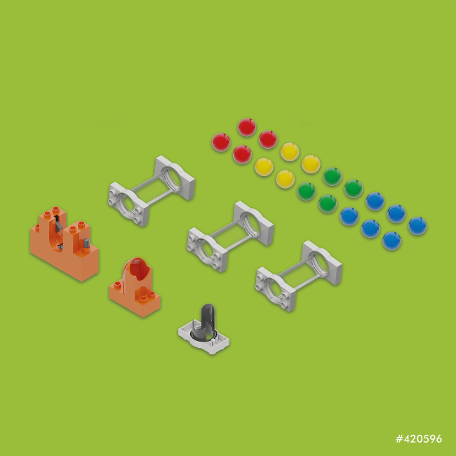 Jucarie copii Marble Run Hubelino - extensie lift pentru bile (24 piese)