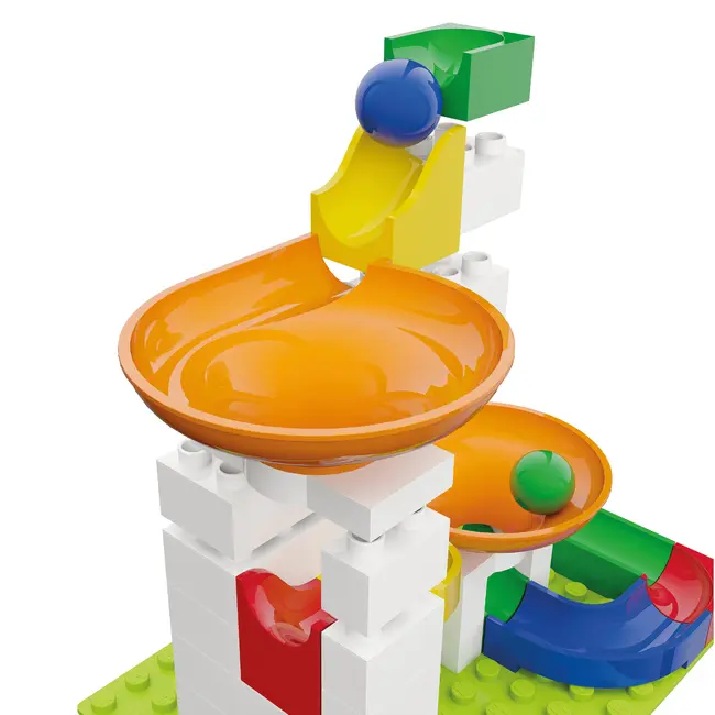Jucarie copii Marble Run Hubelino - extensie twister (44 piese)