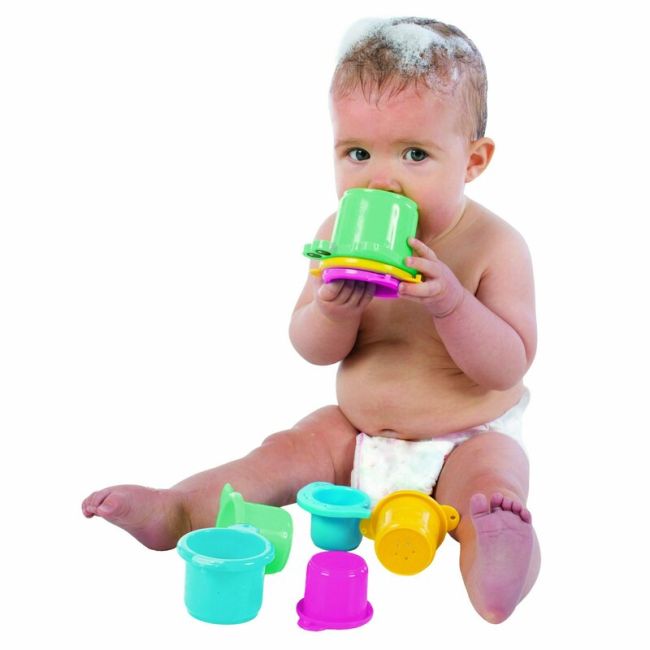 Jucarie de baie, Playgro, Croc Cups, 8 piese BYN18026907