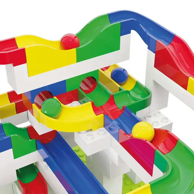 Jucarie de construit pentru copii Marble Run Hubelino (213 piese)