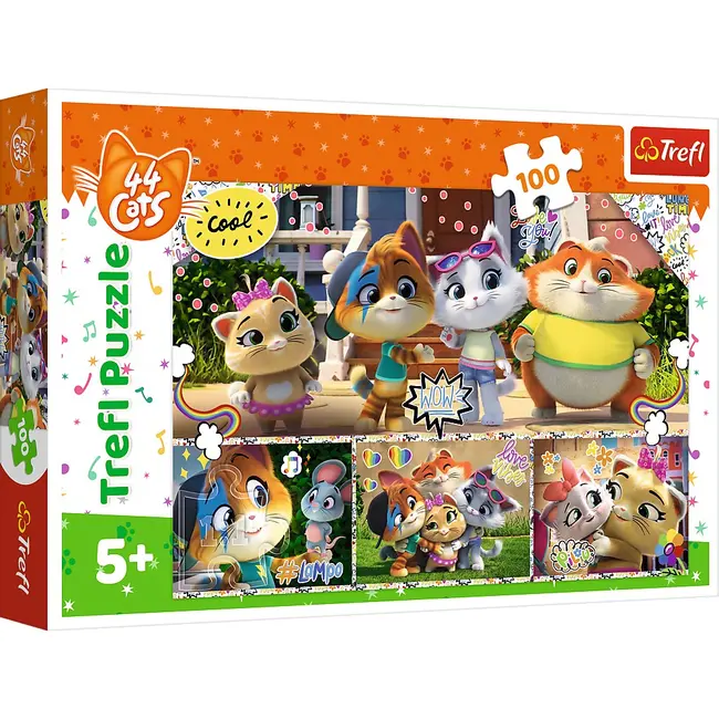 PUZZLE TREFL 100 44 PISICI PRIETENII VIV16442