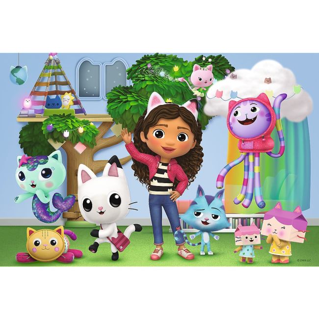 PUZZLE TREFL 100 GABBYS DOLLHOUSE PRIETENII LUI GABBY VIV16464
