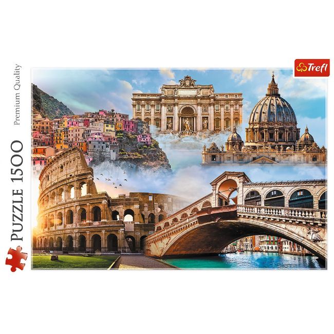 PUZZLE TREFL 1500 LOCURI FAVORITE DIN ITALIA VIV26203
