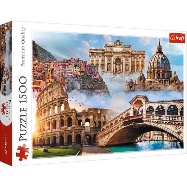 PUZZLE TREFL 1500 LOCURI FAVORITE DIN ITALIA VIV26203