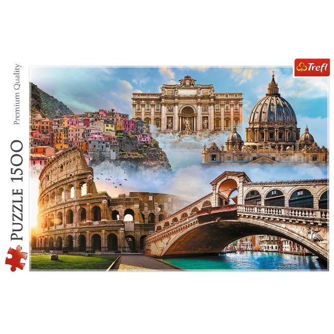PUZZLE TREFL 1500 LOCURI FAVORITE DIN ITALIA VIV26203