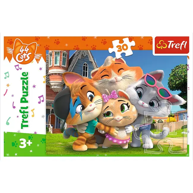 PUZZLE TREFL 30 44 PISICI IMBRATISAREA PISICILOR VIV18288