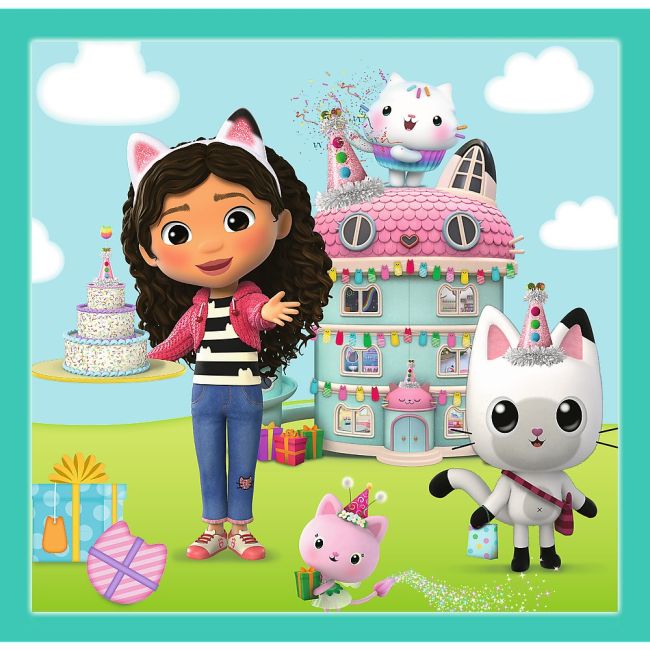 PUZZLE TREFL 3IN1 GABBYS DOLLHOUSE ACTIVITATILE LUI GABBY VIV34871