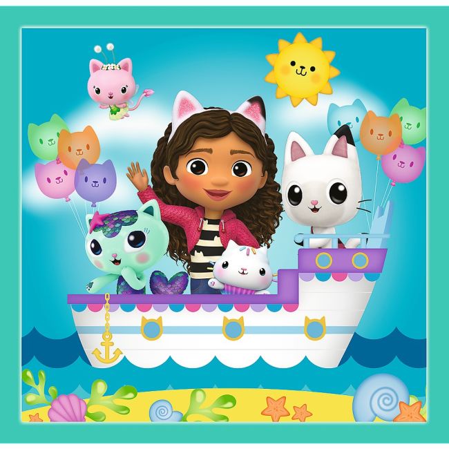 PUZZLE TREFL 3IN1 GABBYS DOLLHOUSE ACTIVITATILE LUI GABBY VIV34871