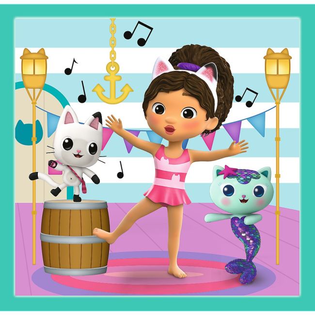 PUZZLE TREFL 3IN1 GABBYS DOLLHOUSE ACTIVITATILE LUI GABBY VIV34871