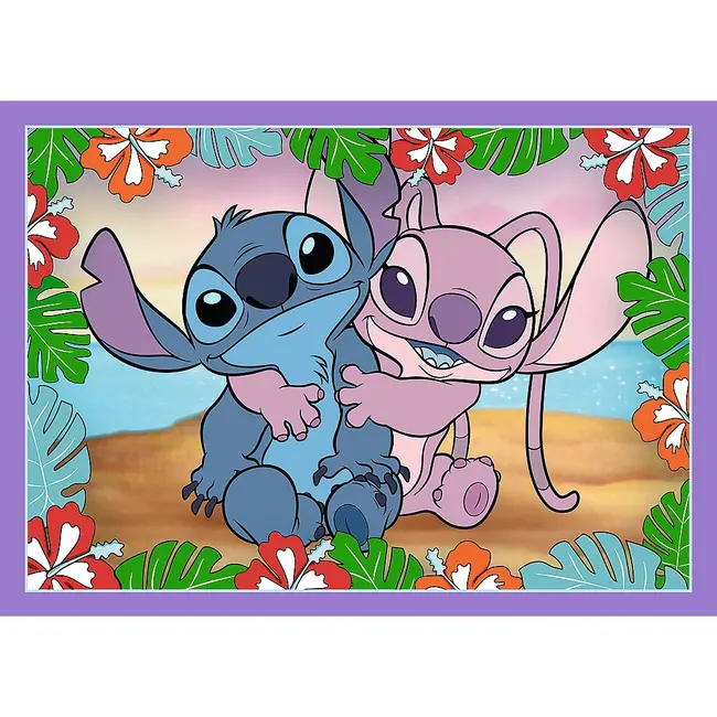 PUZZLE TREFL 4IN1 STITCH ZIUA FERMECATA VIV34633