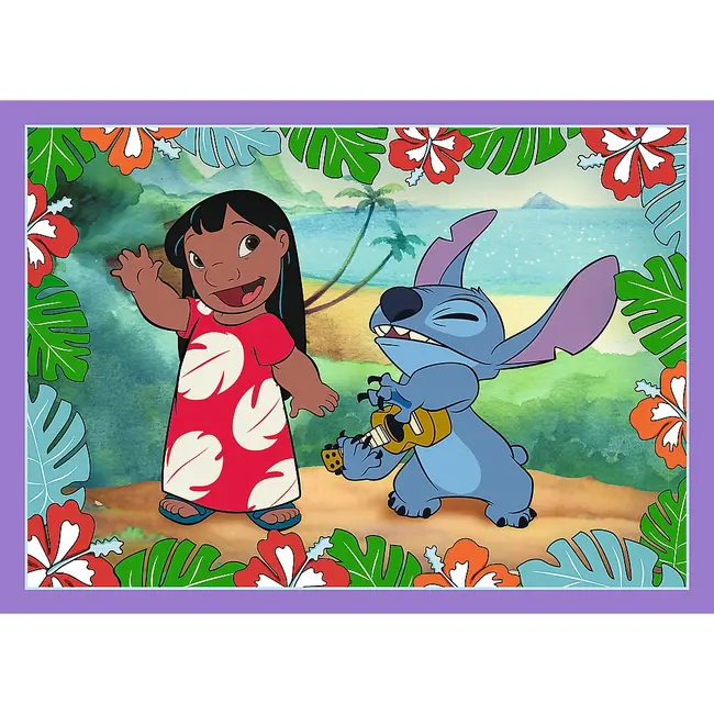 PUZZLE TREFL 4IN1 STITCH ZIUA FERMECATA VIV34633