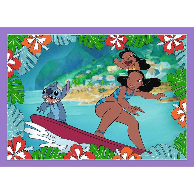 PUZZLE TREFL 4IN1 STITCH ZIUA FERMECATA VIV34633