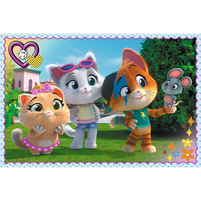 PUZZLE TREFL 60 44 PISICI JOCUL PISICILOR VIV17378
