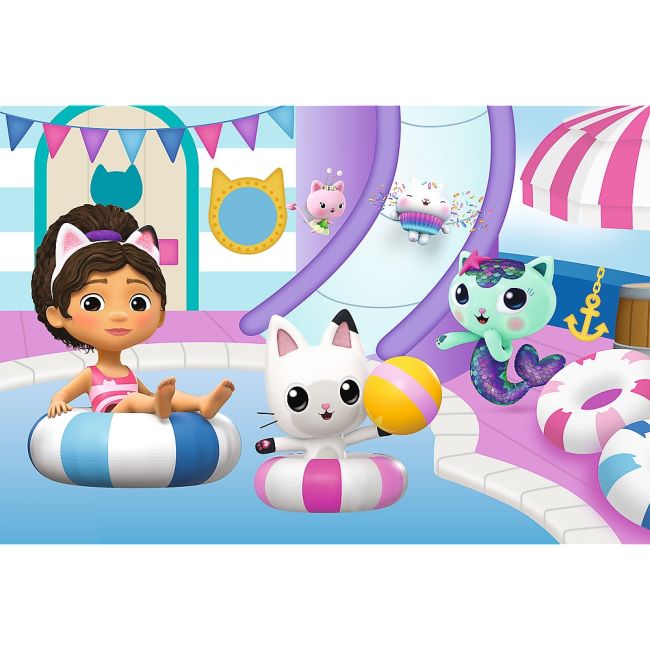 PUZZLE TREFL 60 GABBYS DOLLHOUSE GABBY LA PISCINA VIV17393
